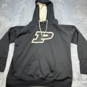 Purdue Boilermakers Hoodie Womens 2XL‎ Black NCAA Basketball Pullover Sweatshirt